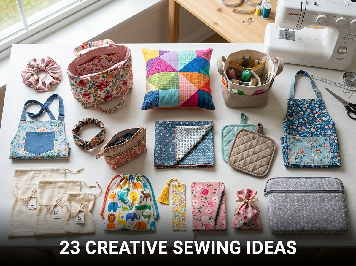 23 creative sewing ideas with stylish handmade projects and beginner-friendly DIY craft inspiration
